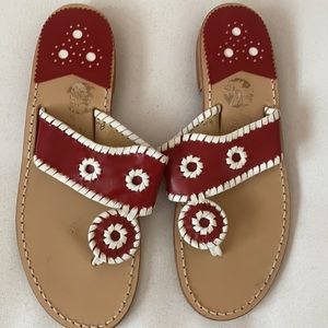 Jack Rogers Sandals Red- Sz 8M